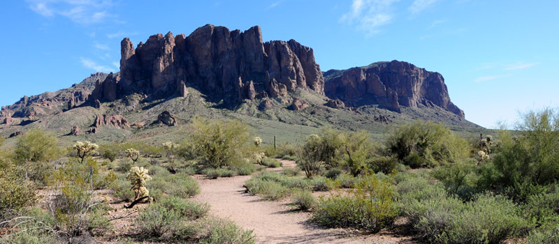 lost dutchman hiking map