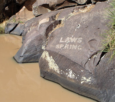 Laws Spring at Beale Wagon Road Historic Trail