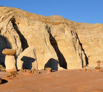 Toadstools at Grand Staircase Escalante