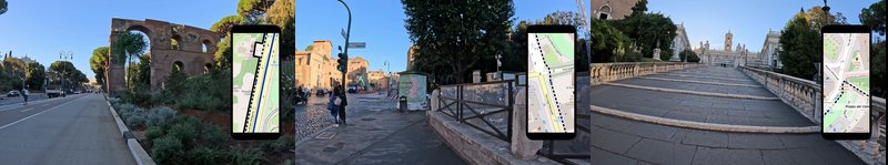 Rome, Italy walking route - Colosseum to Piazza del Campidoglio preview images