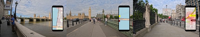 London, UK walking route - London Eye to St James's Park preview images