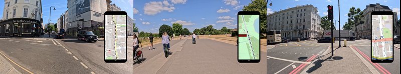London, UK walking route - Piccadilly Line to the Natural History Museum preview images
